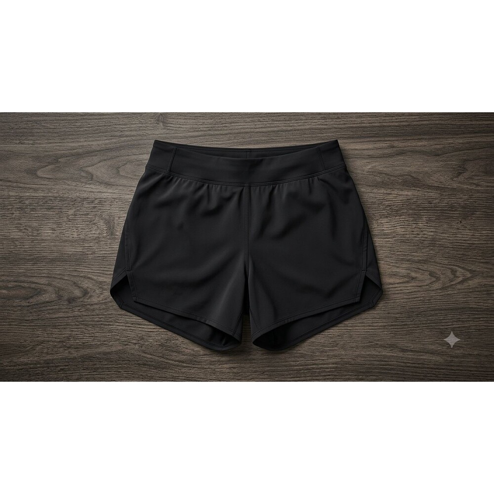 Women’s M Athletic Running Shorts Black Built In Under Shorts Lightweight Fit